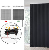 DREAM ART Anywhere Portable Blackout Curtain/Adjustable Blackout Shades/Temporary Blackout Blinds with Suction Cups for Nursery,Children Kids Bedroom or Travel Use,Black,1 pc W51xL72Inch(130X183cm)